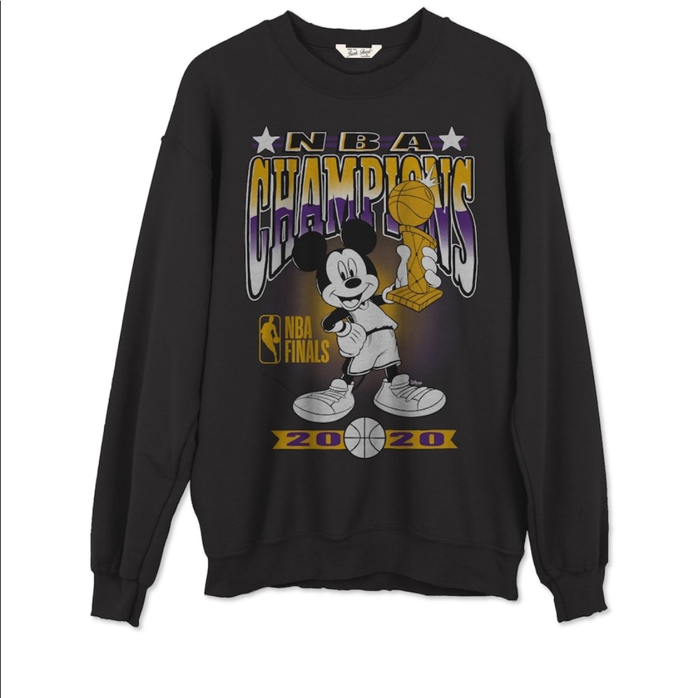 Lakers Junk Food 2020 NBA Finals Disney Sweatshirt